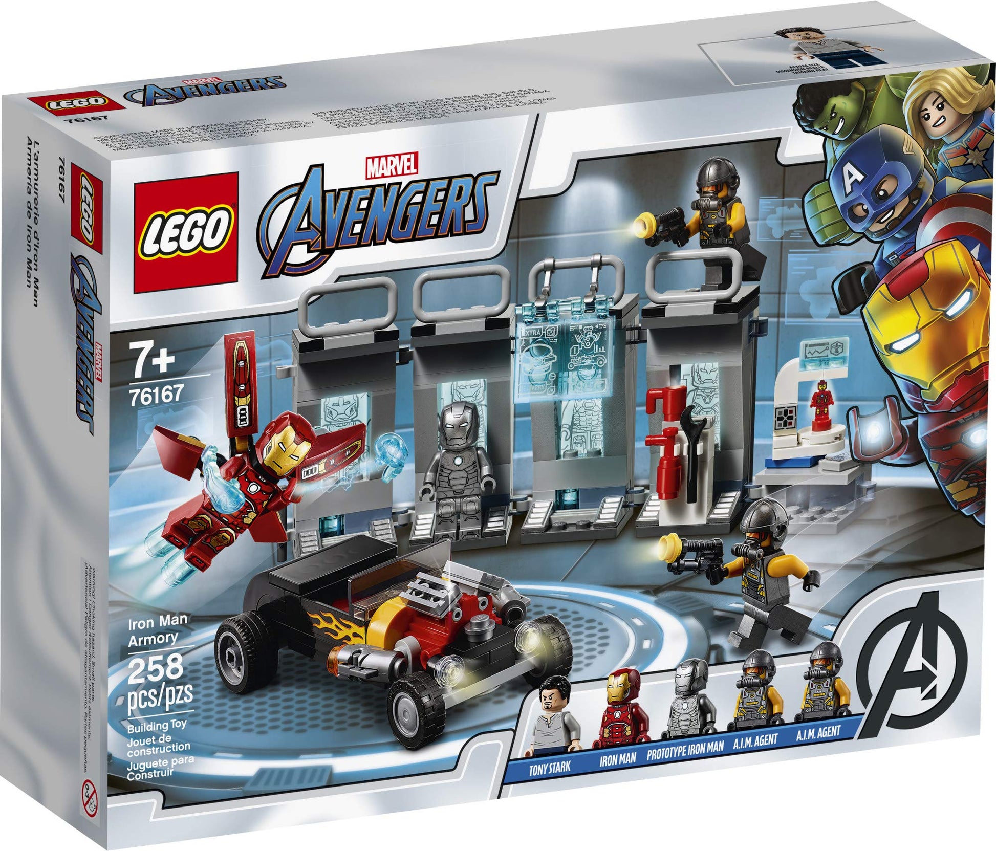 LEGO Marvel Avengers Iron Man Armory 76167 Building Kit (258 Pieces)