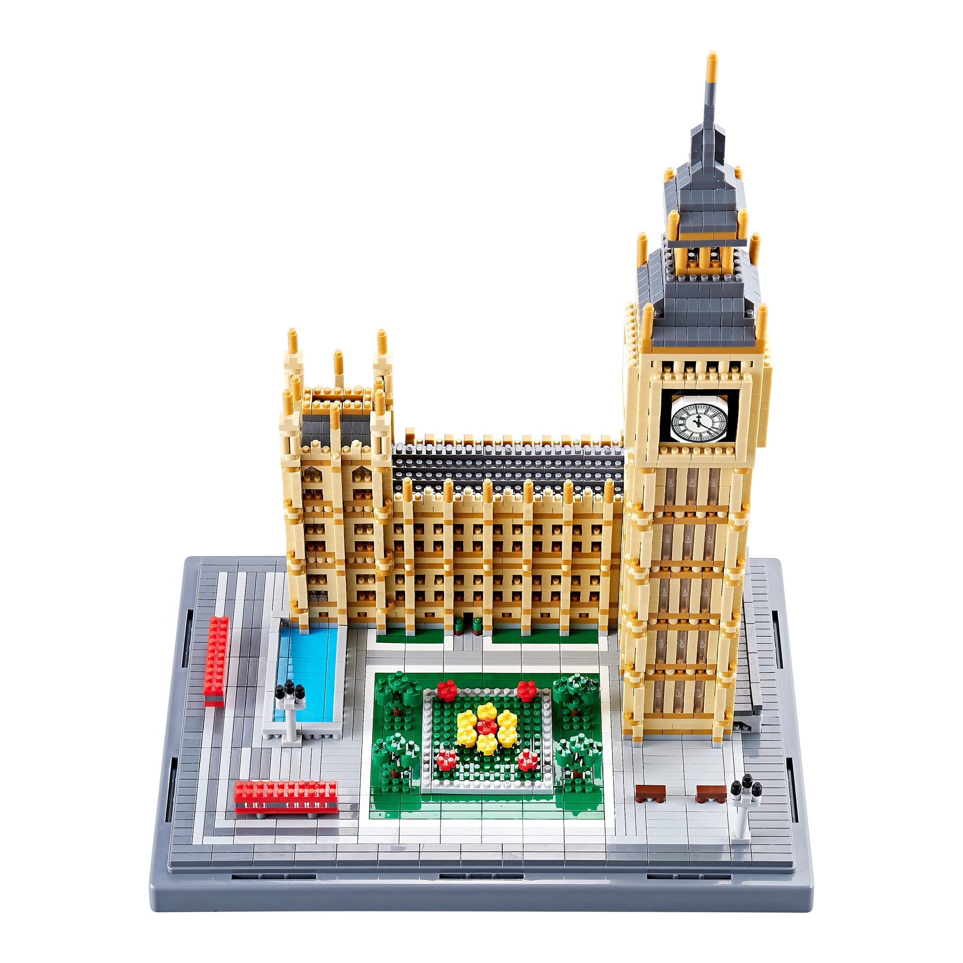 Big Ben Building Block Set, London Architecture Micro Blocks Kit with Clock Tower Model, Creative Construction for Home Office Decor, Unique Gift