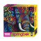 Springbok Elephant Mandala 1000 Piece Jigsaw Puzzle for Adults