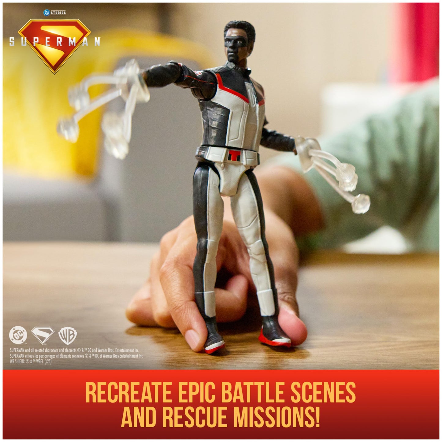 DC Comics Superman Mr Terrific Epic Strike Figure, 6-Inch