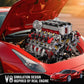 Mould King 10130 V8 Engine Model kit that Runs, Build Your Own Cars Combustion Battery/Motor Blocks Sets, STEM Toy Gift for Adults 14+ Teens