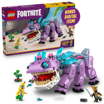 LEGO Fortnite Klombo Kids Toy - Fortnite Action Figure with Peely and Oro Minifigures - Pretend Play and Building Toy for Girls and Boys 10+ - Gift