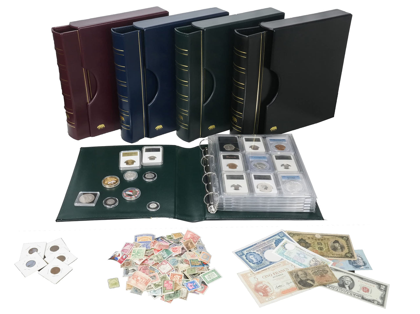 Ursae Minoris Pages for Certified or Certified Style Holder PCGS, NGC, ANACS, Lighthouse, Guardhouse, BCW, Ursae Minoris Two Pack 18 Coins
