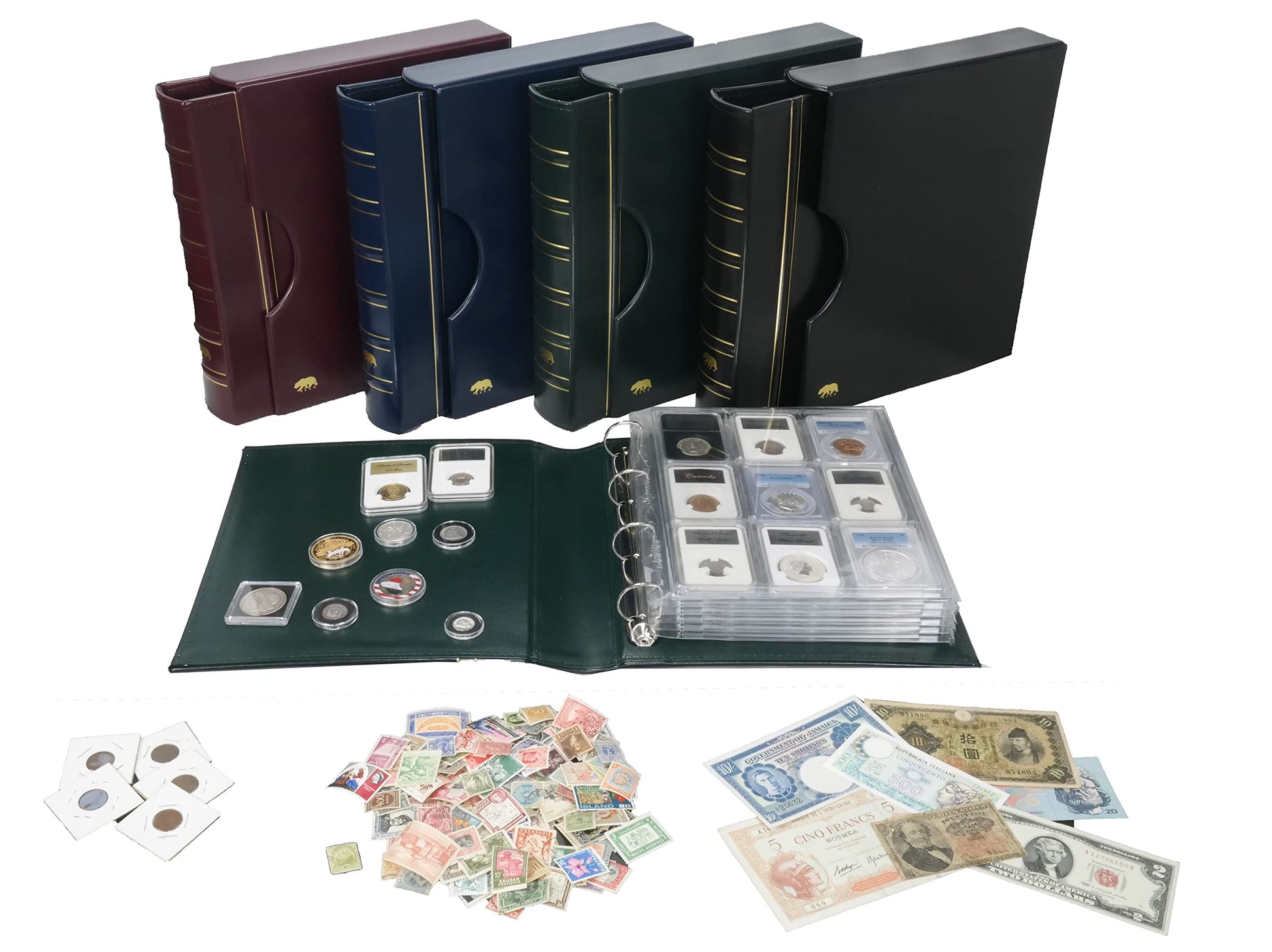 Ursae Minoris Pages for Certified or Certified Style Holder PCGS, NGC, ANACS, Lighthouse, Guardhouse, BCW, Ursae Minoris Two Pack 18 Coins