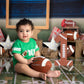 Football 1st Sign Wooden Centerpiece - 1st Year Old Football, Sports Football 1st Birthday Table Decor Sign Decoration, Baby Football Party, 1st