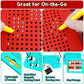 TiTiC 2 in 1 Magnetic Drawing Board, Magnetic Color Number Maze, with Beads and Magnet Stylus Pen, Magnetic Tablet Toy for Airplane & Car Ride