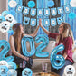 Light Blue Graduation Decorations 2026 Blue Congrats Grad Banner Class of 2026 Decorations Grad Party Decorations 2026 Graduation Banner