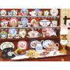 Bits and Pieces - 500 Piece Jigsaw Puzzle for Adults 18" X 24" - Grandma's China - 500 pc The Good China Serving Set, China Plate Jigsaw by Artist