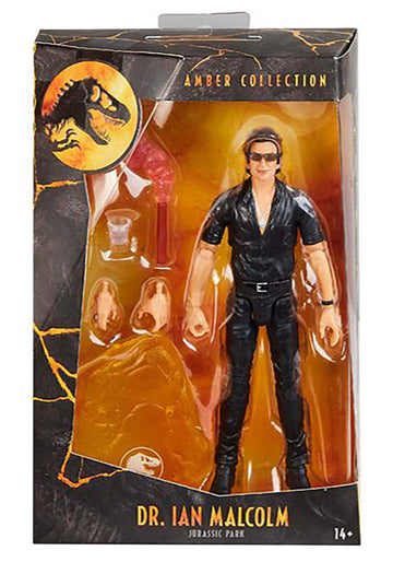 Mattel Jurassic World Amber Collection Dr. Ian Malcolm 6.5 Inch Action Figure