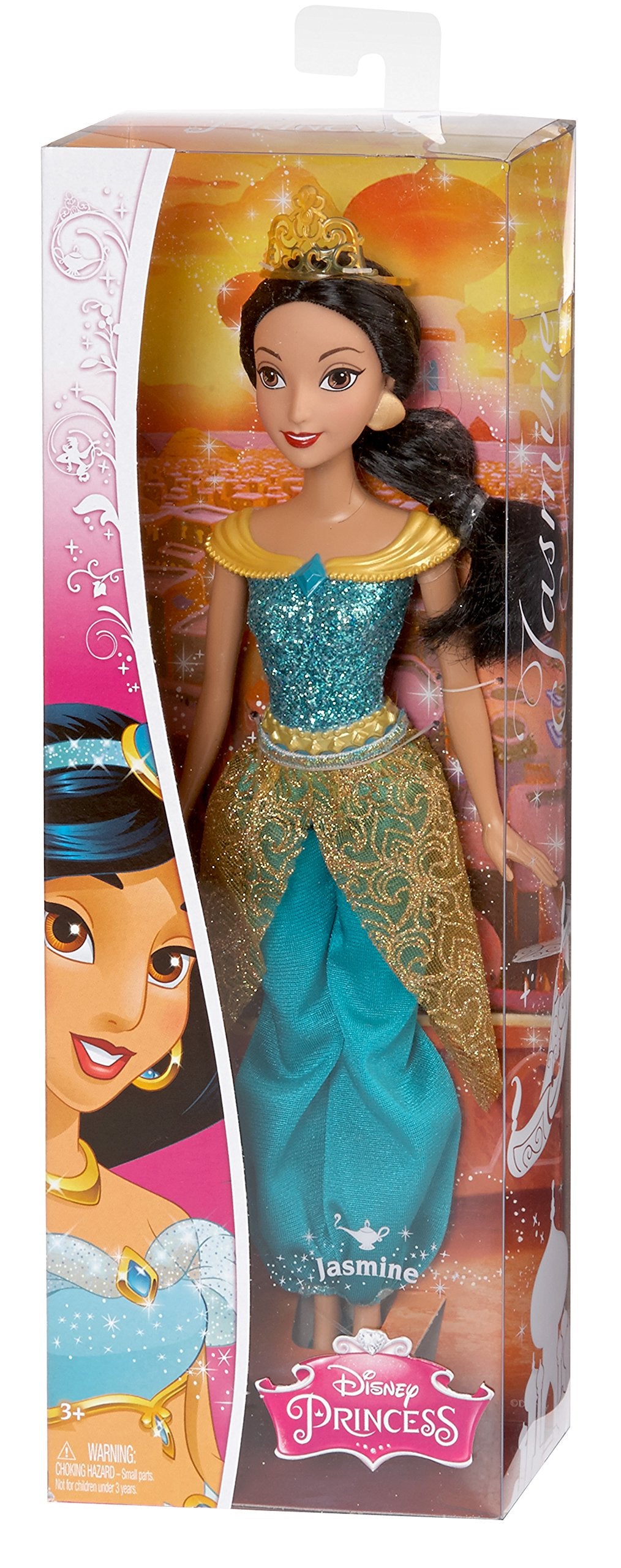 Mattel Disney Princess Sparkle Princess Jasmine Doll