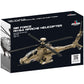 Apostrophe Games AH-64 Apache Helicopter Building Block Set - 259 Pieces - Air Force Plane, Ages 10+