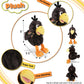 DolliBu Sitting Crow Plush - Super Soft Stuffed Animal Bird for Boys and Girls, Cute Wildlife black bird Crow Toy, Adorable Crow Stuffed Animal Gift