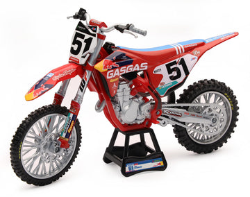 NewRay GasGas MC 450F Red Bull #51 Justin Barcia 1/12 Scale Diecast Motorcycle Model