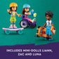 LEGO Friends Skate Park Set 41751, Skateboard Toys for Girls and Boys Ages 6 Plus, Mini-Doll Playset with Toy Scooter and Wheelchair, Birthday Gift