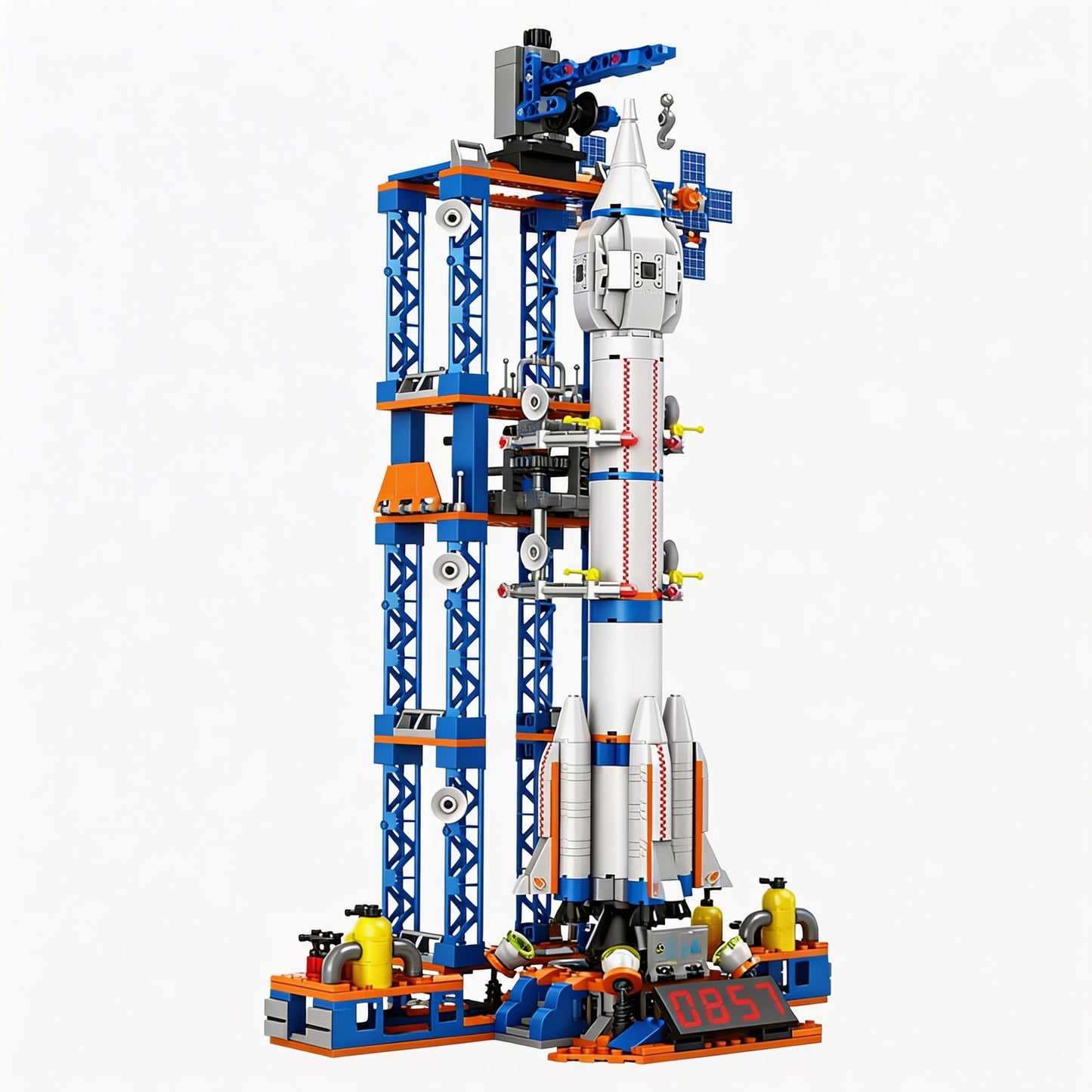 kececo Model Rocket Building Kits for Kids 6-14, Space Ship Rocket Building Toys, 1065 Pcs Spaceship Space Shuttle Collectible Display Model Building