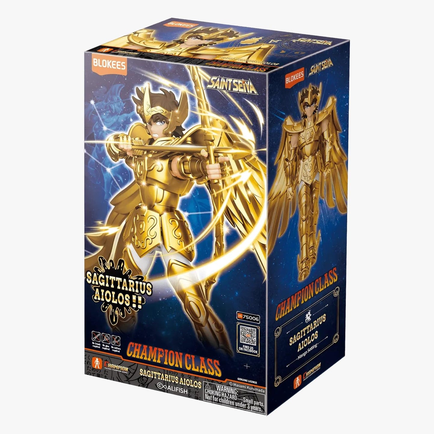 Blokees Saint Seiya Champion DC Sagittarius Aiolos Collectible Figure Model Kit