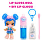 Yummiland Lip Gloss Doll- Licensed Sweets- Blue Raspberry Blow Pop
