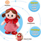 Hopearl Talking Singing Doll Repeats What You Said Girl Walking Electric Interactive Animated Toy Speaking Plush Buddy Holiday Birthday Gift for