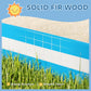 Qaba Kids Sandbox with 4 Corner Seats Bottom Liner 52" x 52" x 6" Blue