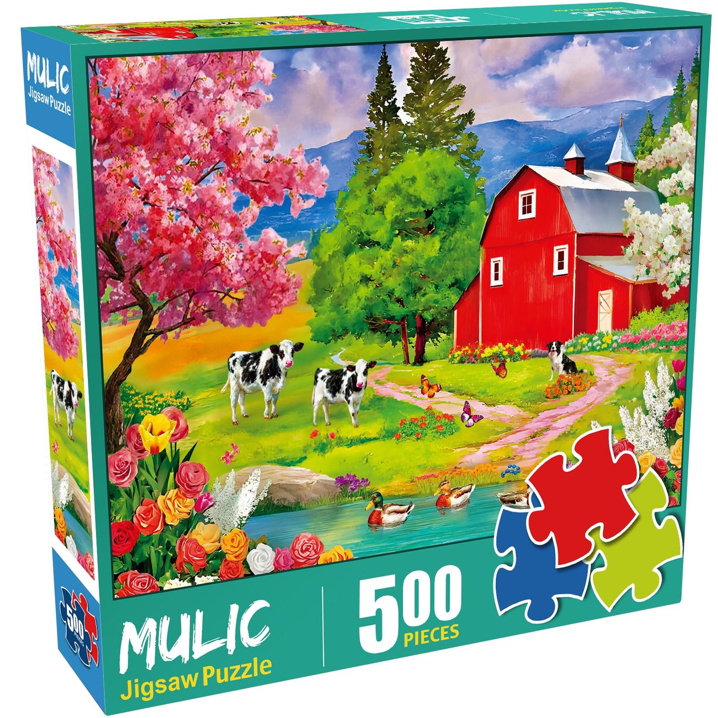 500 Piece Puzzles for Adults - Jigsaw Puzzles - Farm Scenery