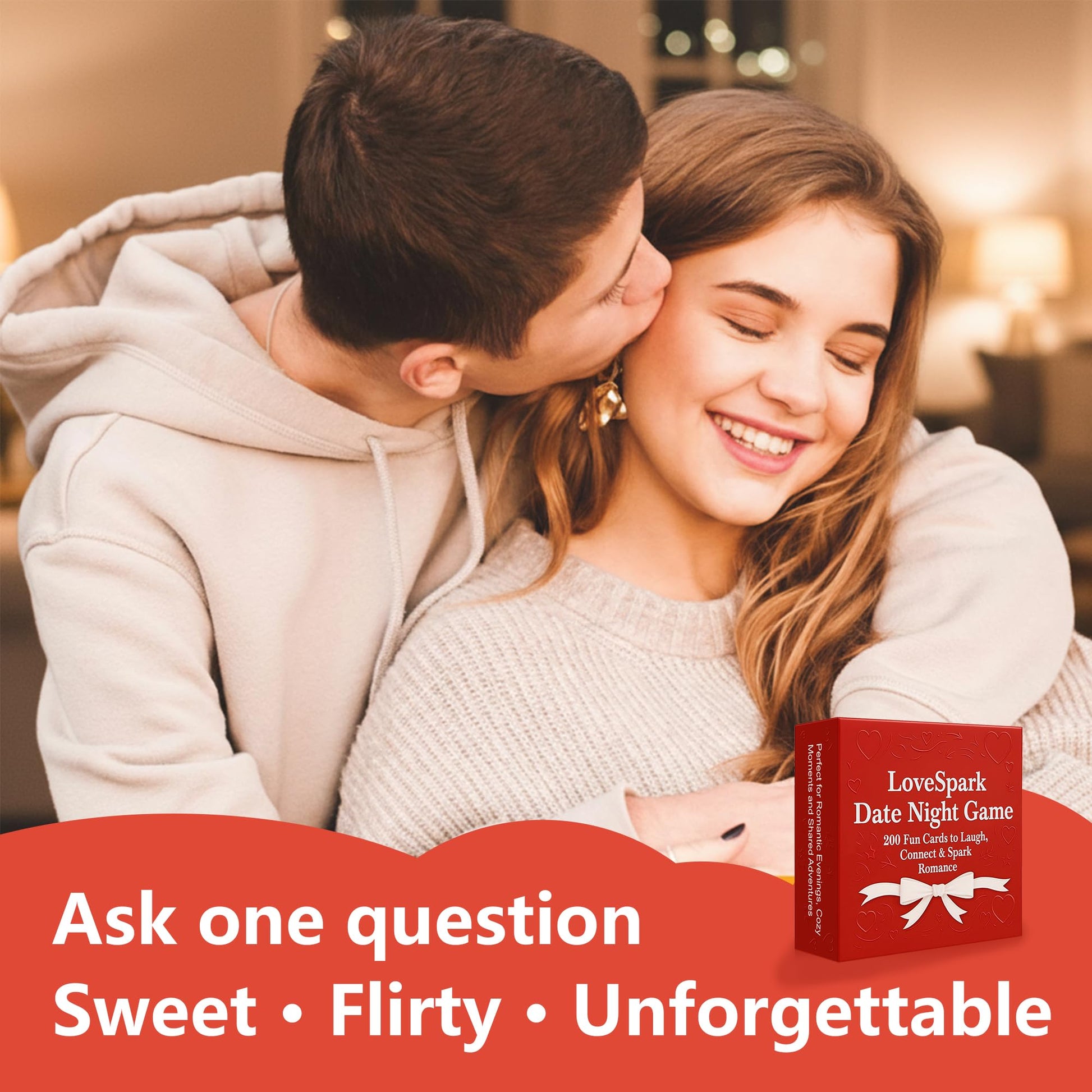 Couples Games for Date Night - 200+ Conversation Cards & Fun Challenges, 5-in-1 Relationship Card Game for Adult Couples with Scratch-Off Rewards