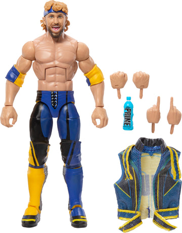 Mattel WWE Elite Collection Top Picks Action Figure & Accessories Set, Logan Paul 6-inch Collectible with Swappable Hands, Ring Gear & 25 Articulation