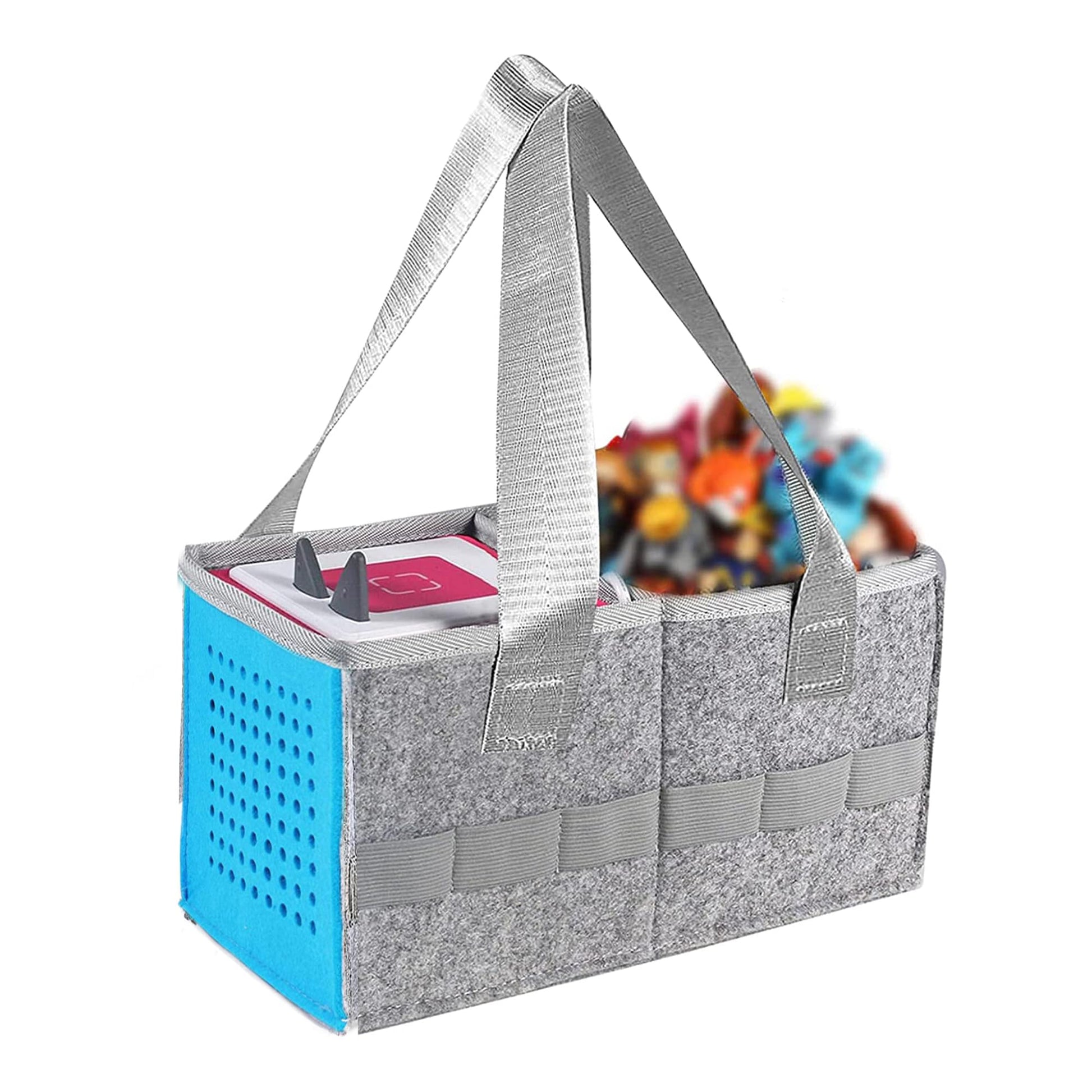 Hounyoln Carry Bag for Toniebox Audio Player Starter Set,Felt Organizer Case for Tonie Starter Set Storage Bag