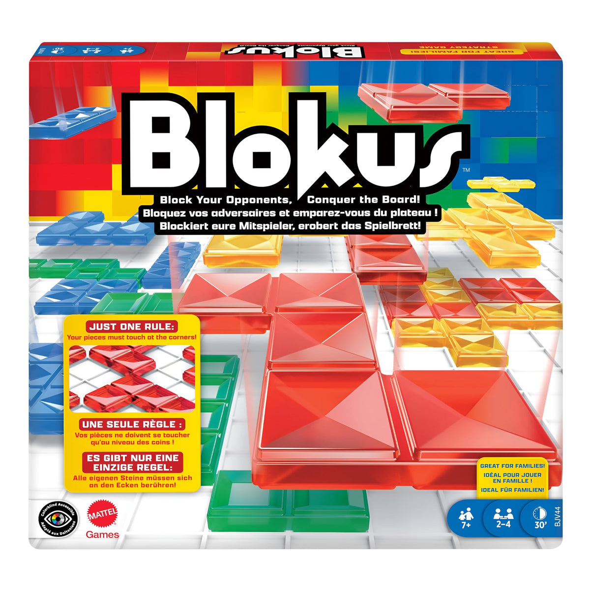 Mattel Games Blokus Board Game for Ages 7+, 2-4 Players