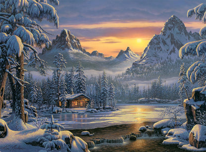 Buffalo Games Kim Norlien Lake Jigsaw Puzzles, 1000 Piece Puzzle for Adults
