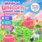 Carolart Unicorn Sensory Bin, Sand Box Kit with Sensory Sand for Girls