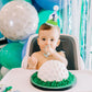 WUTKYAX Boys 1st Birthday Golf Hat - Hole In One Decorations, Kids Sports Party Photo Props, First Theme Party Crown, Little Cone Hat