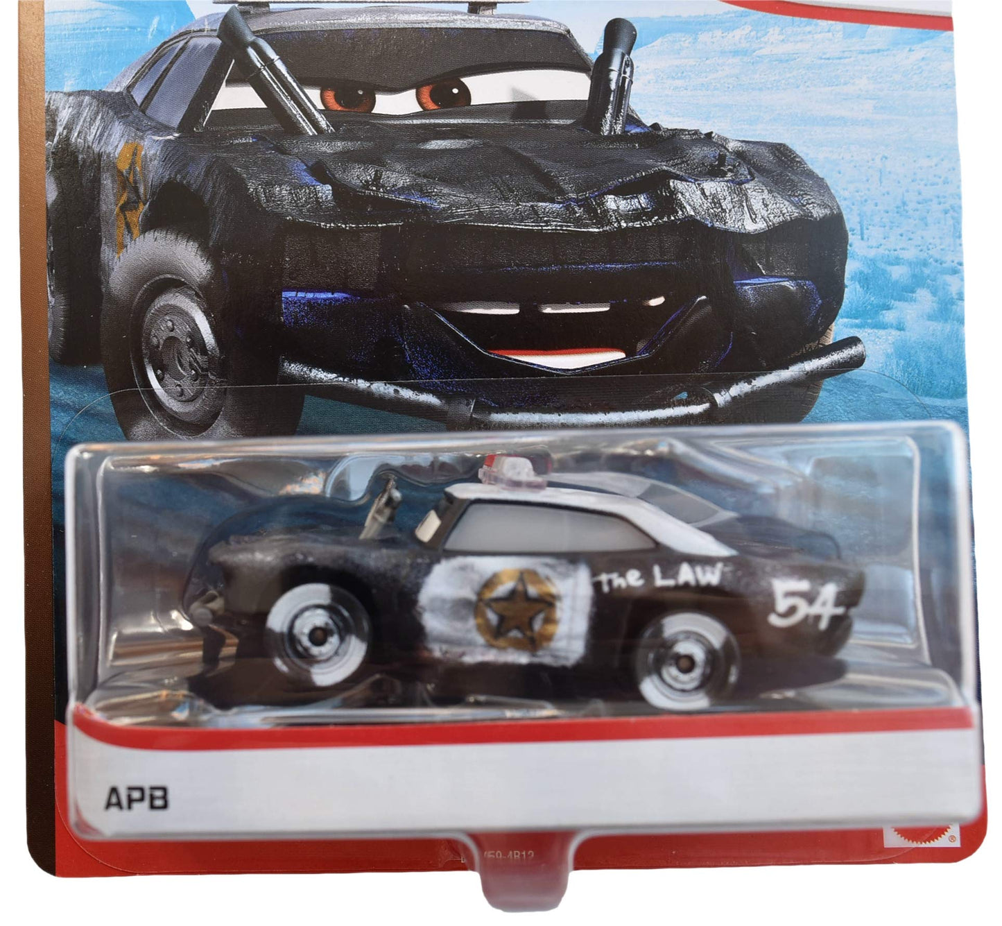 Pixar Disney Cars 1:55 Scale Thunder Hollow APB, Black/White