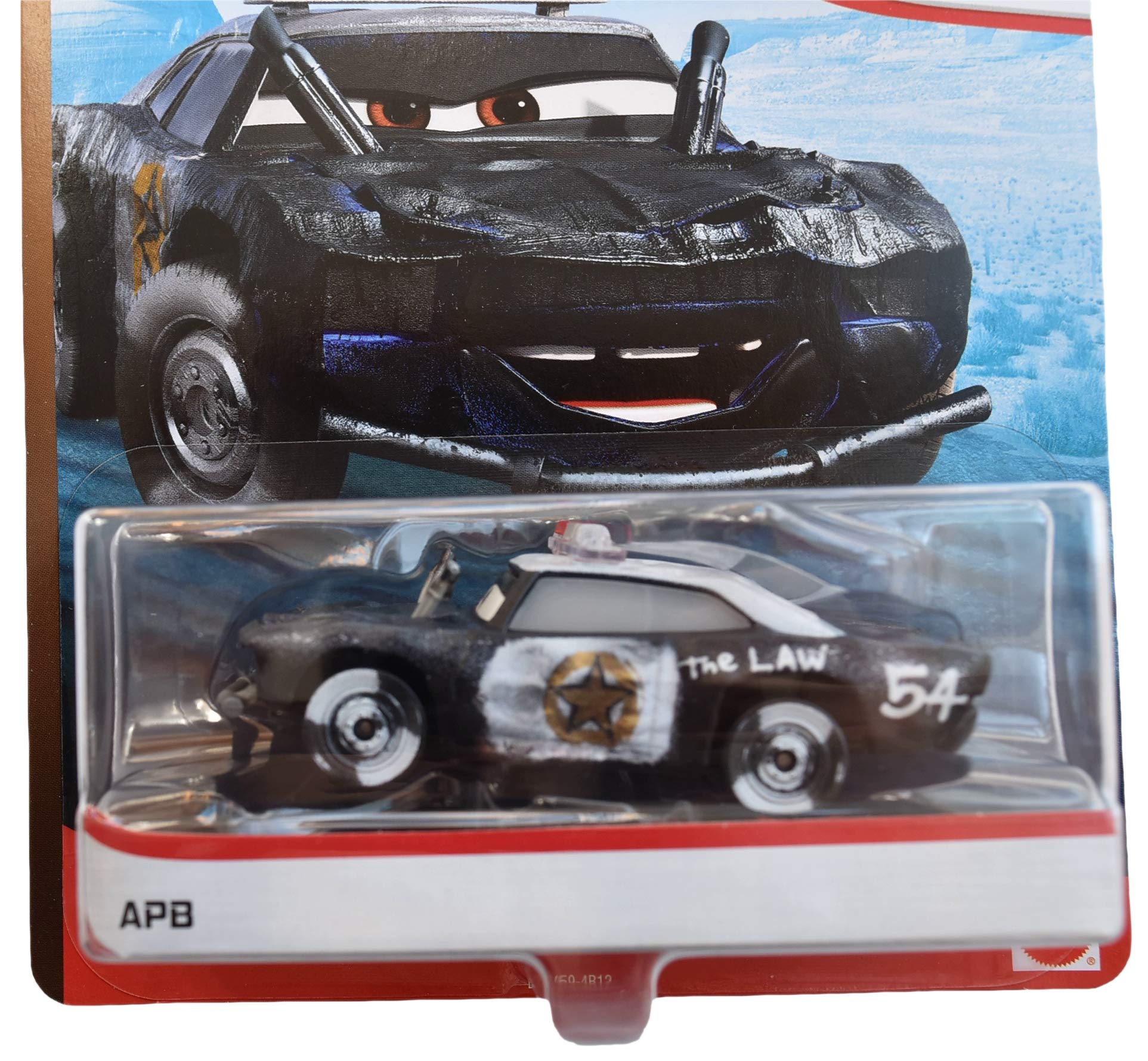 Pixar Disney Cars 1:55 Scale Thunder Hollow APB, Black/White