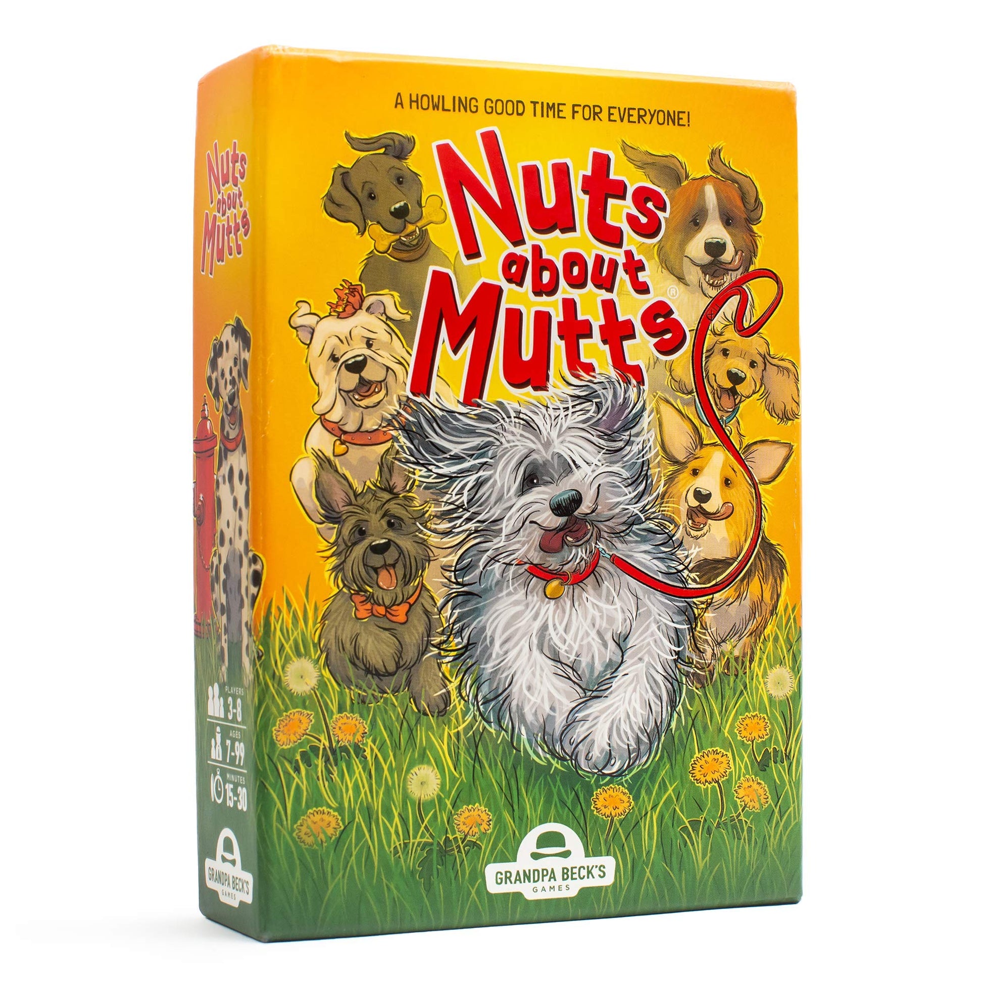Grandpa Beck's Games Nuts About Mutts - Family-Friendly Hand-Elimination Card Game - for Kids, Teens, and Adults - from The Creators of Cover Your