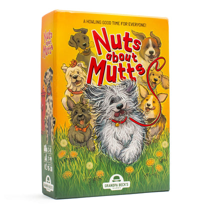 Grandpa Beck's Games Nuts About Mutts - Family-Friendly Hand-Elimination Card Game - for Kids, Teens, and Adults - from The Creators of Cover Your