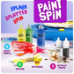 Dan&Darci Paint Vortex Spin Art Machine - Kids Art Kit for Boys & Girls Ages 6+, Motorized Spinner with Splash Guard, Metallic Paints & 20 Artboards