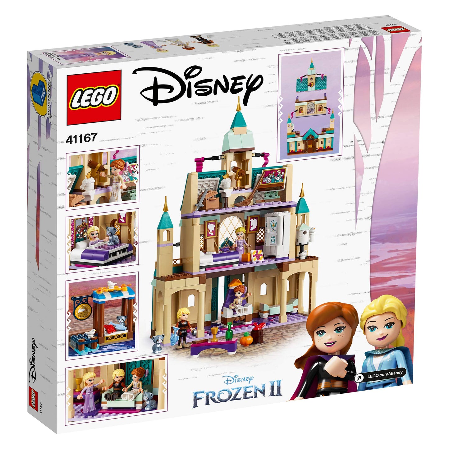 LEGO Disney Frozen II Arendelle Castle Village 41167 Toy Castle Building Set with Popular Frozen Characters for Imaginative Play (521 Pieces)