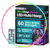 UltraPoi - UltraHoop Remote LED Hula Hoop, Wireless Control, 36” x 3/4” OD