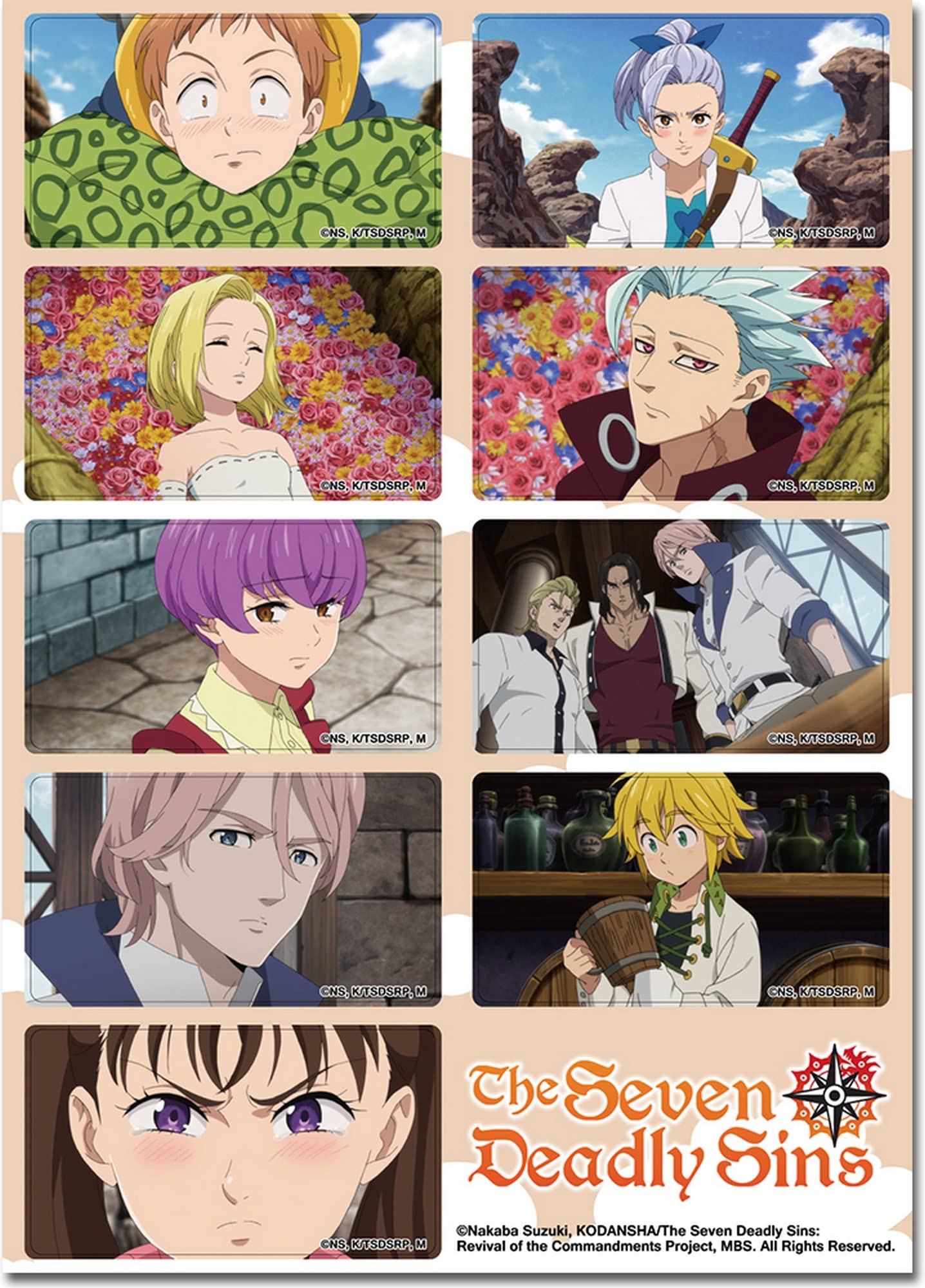 The Seven Deadly Sins S3 - Still #2 Sticker Set