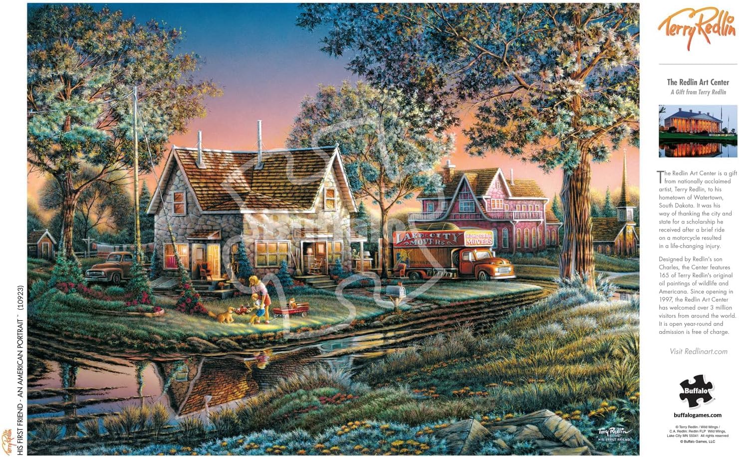 Buffalo Games - Terry Redlin - His First Friend - 1000 Piece Jigsaw Puzzle for Adults Challenging Puzzle Perfect for Game Nights - 1000 Piece Finished