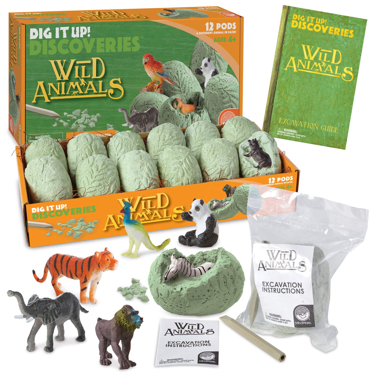 MindWare Dig It Up! Discoveries Wild Animals Science Kit