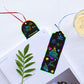 AUGSUN 96 Set Magic Scratch Rainbow Bookmarks Making Kit for Kids Students Christmas Party Favor Scratch Paper DIY Bookmarks Bulk with Bamboo Stylus