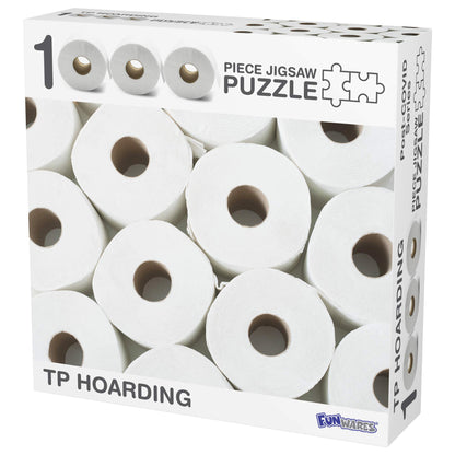 Funwares TP Hoarding Jigsaw Puzzle, 1000 Pieces, Funny Toilet Paper Humor