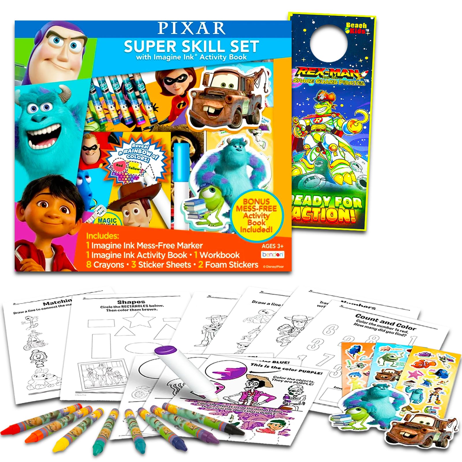 Toy Story Ultimate Activity Set - Bundle with Mess-Free Toy Story Coloring Books, Stickers, Games, Puzzles, Drawing, More | Disney Pixar Activities