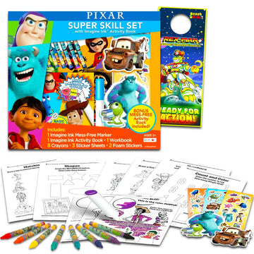 Toy Story Ultimate Activity Set - Bundle with Mess-Free Toy Story Coloring Books, Stickers, Games, Puzzles, Drawing, More | Disney Pixar Activities