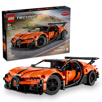 LEGO Technic Bugatti Chiron Pur Sport Hypercar Building Toy for Boys & Girls - Sports Car Toy W/Realistic Steering & Engine for Kids & Racing Fans