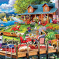 Masterpieces 550 Piece Jigsaw Puzzle for Adults, Family, Or Kids - The Secluded Cabin - 18"x24"