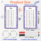 INKNOTE 1 Set of 13 Multipication Flashcard Math Game Times Flash Cardstock