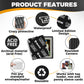 Ding Defend 110-Pack Trading Card Protector Shipping - 3.5 x 4.5 Inch Black Hobby Card Shipping Supplies w/Rounded Corners, Lightweight & Reusable for