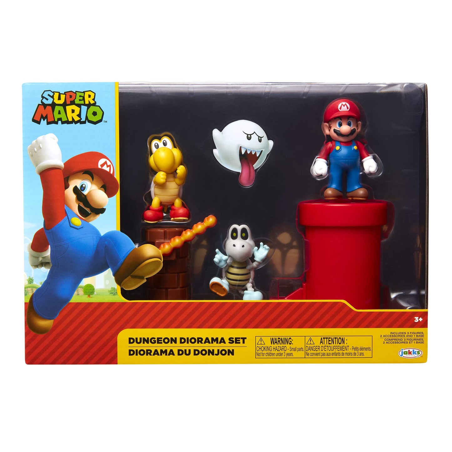 Nintendo Super Mario Dungeon 2.5” Figure Multipack Diorama Set with Accessories
